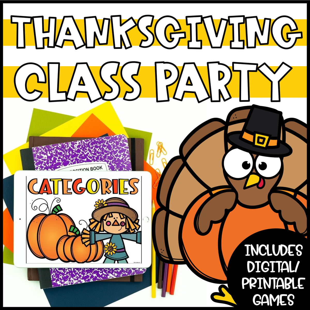 Virtual Thanksgiving Party Games - Digital Fun Fridays — Teaching With  Briana Beverly