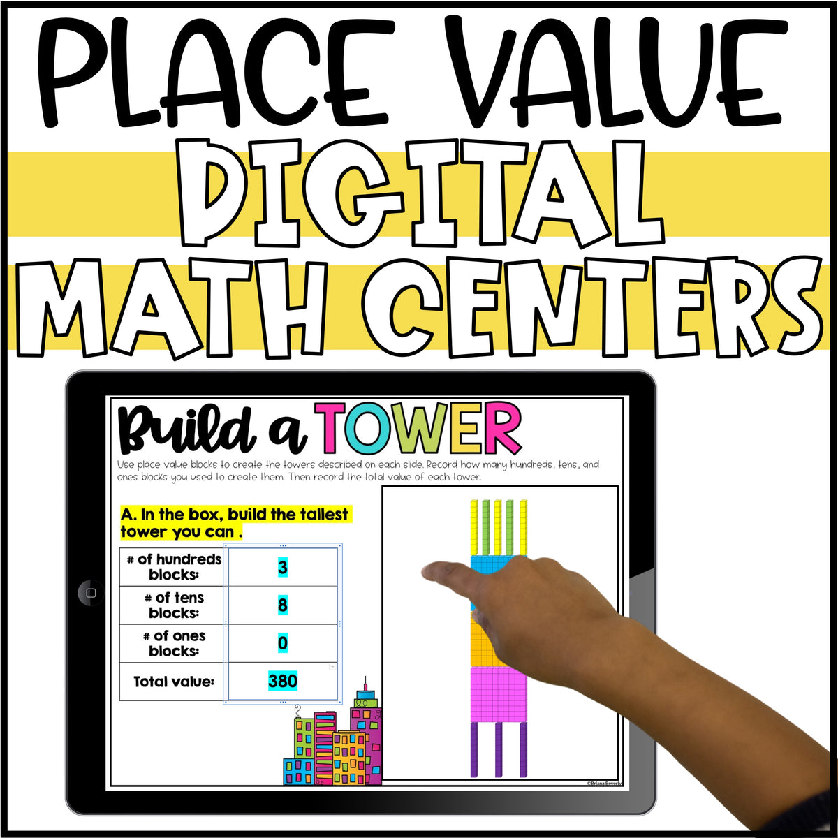 Digital Place Value Activities for Google Slides – Teaching with Briana ...