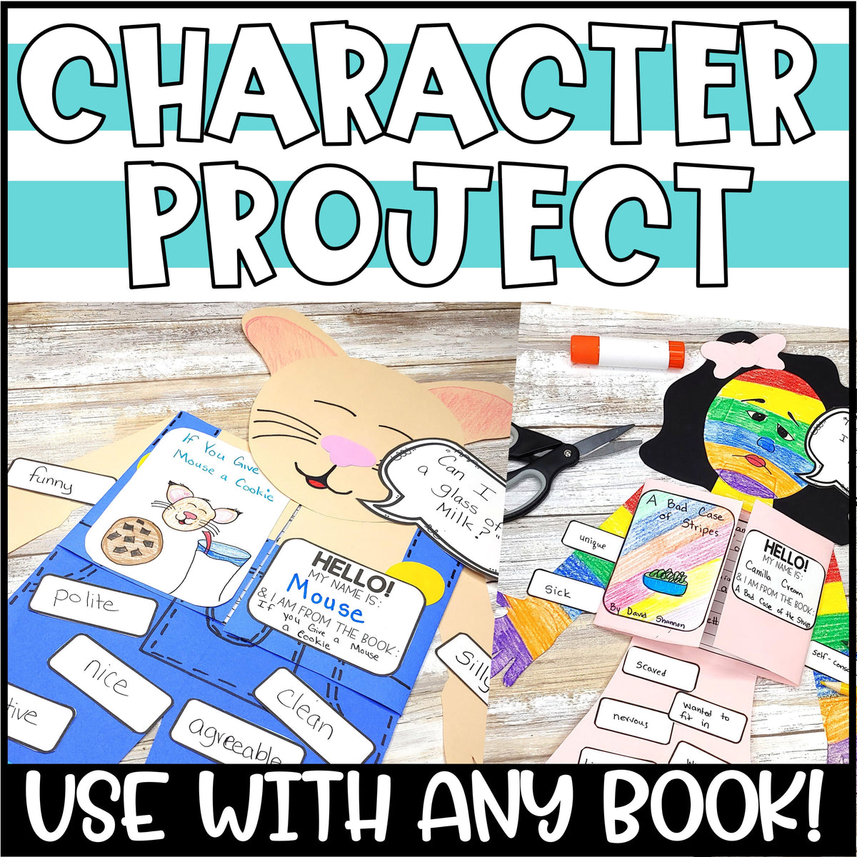 Creative Book Report Character Project – Teaching with Briana Beverly