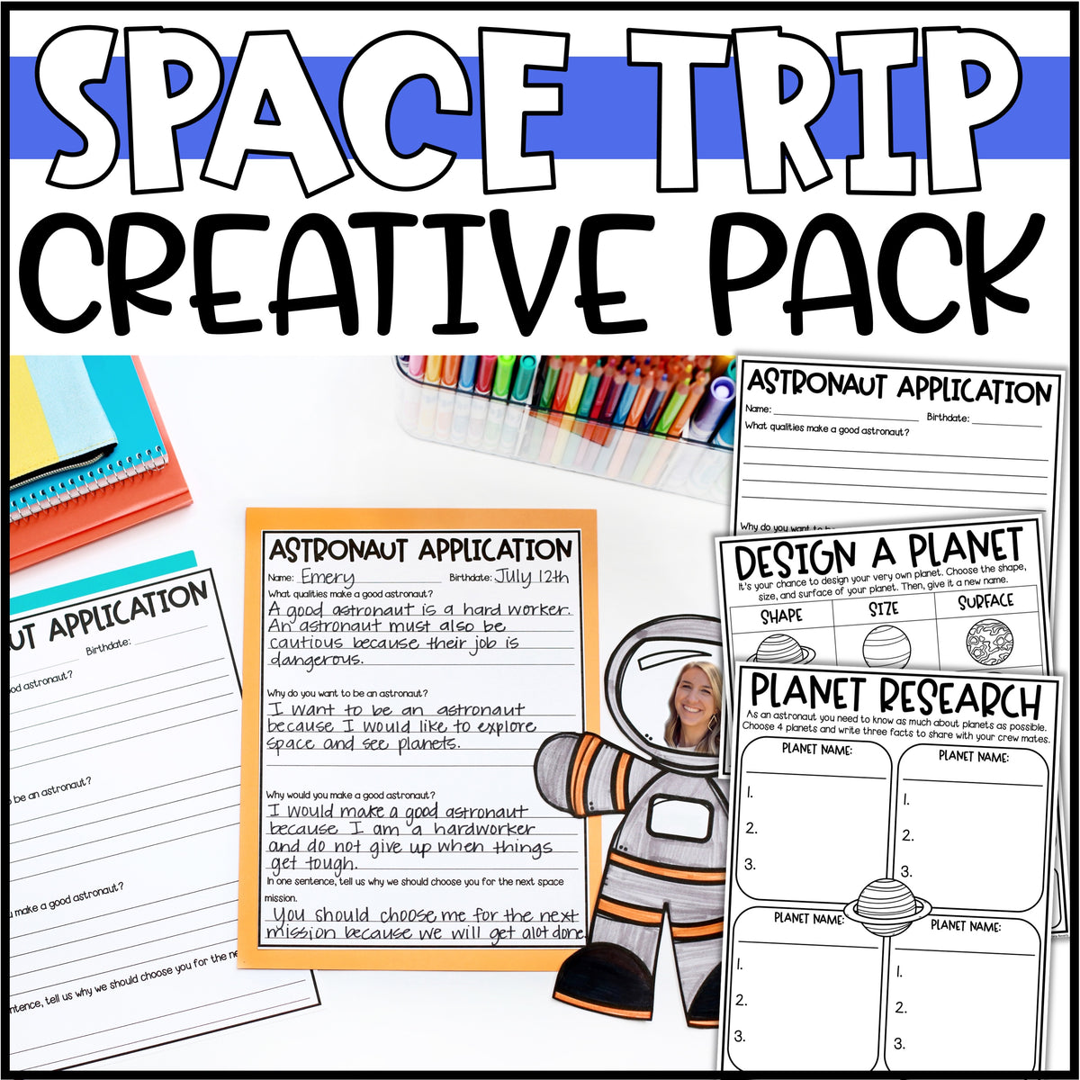 Plan a Space Trip PBL Creative Pack – Teaching with Briana Beverly