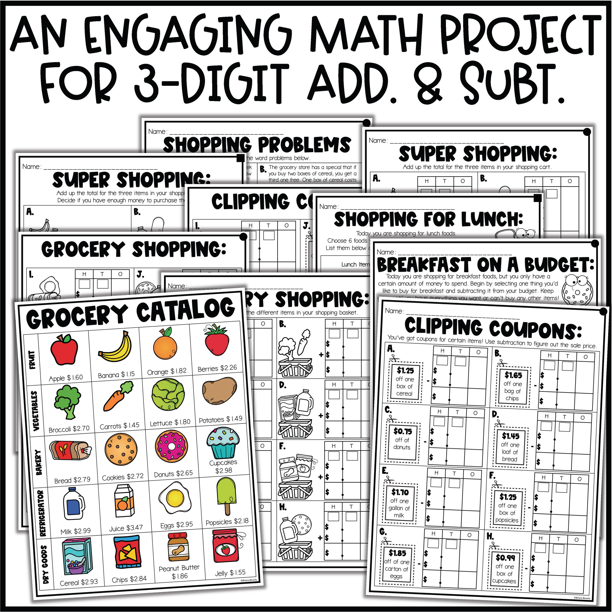 Grovery Store Math Grocery Store Math Worksheets 2nd Grade Math Worksheets Measurement