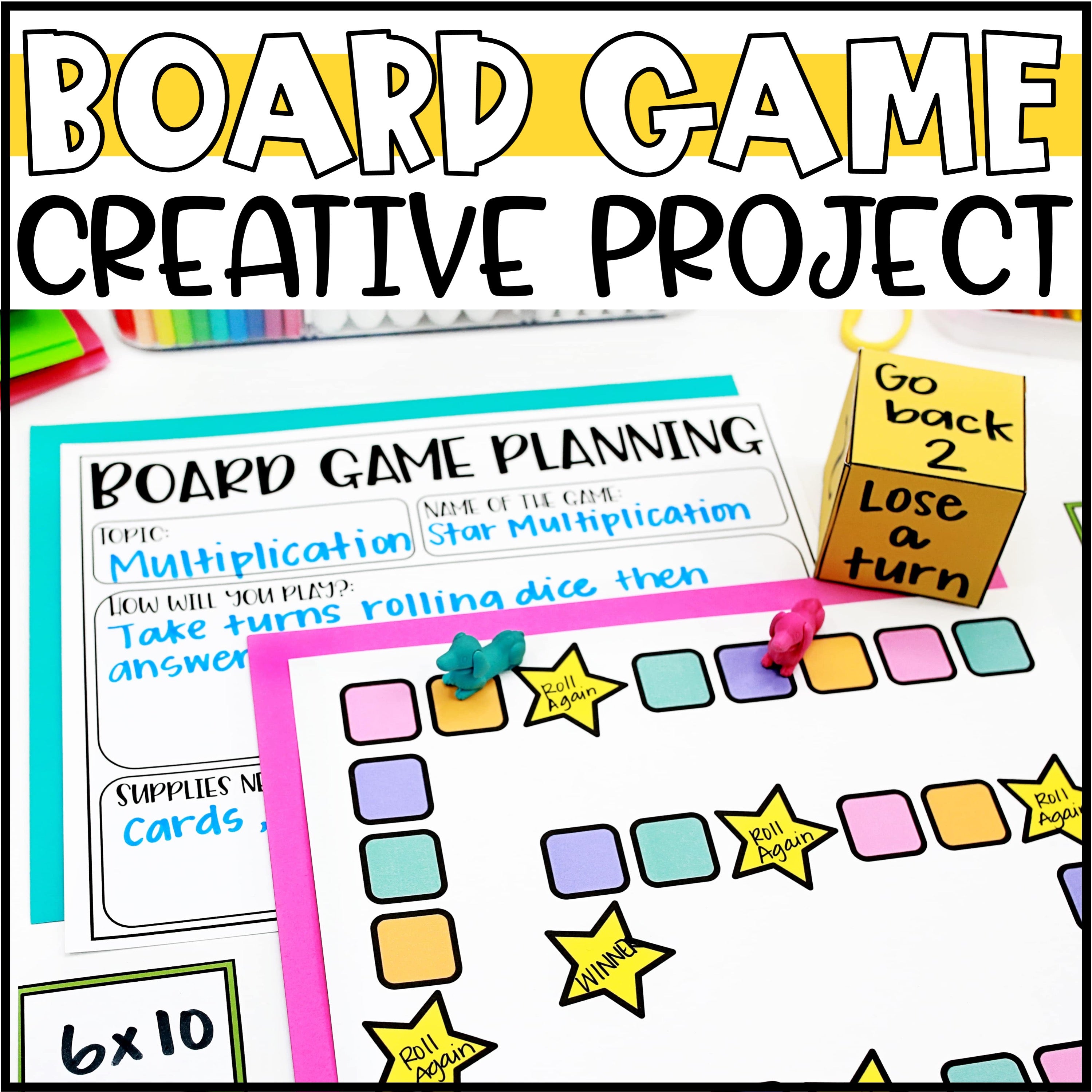 Create a Board Game - Creative Project for any subject – Teaching with ...