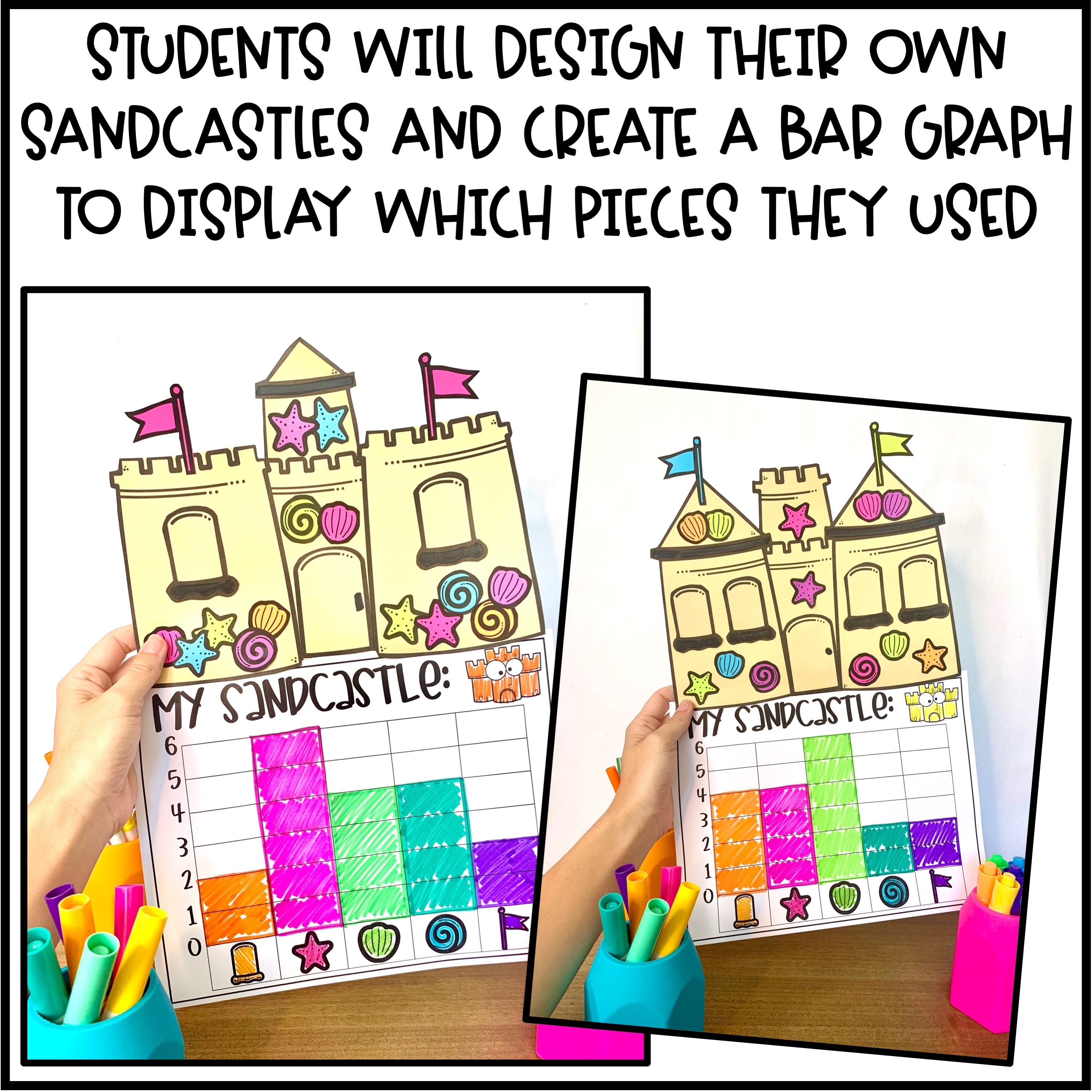 Graph Crafts Graphing Math Craft for Bar Graphs – Teaching with Briana Beverly