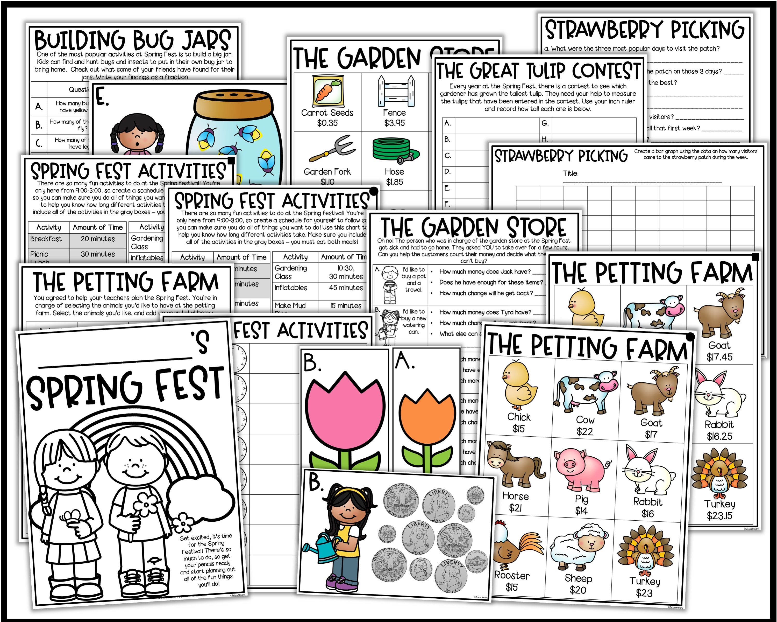 Pbl Spring Project Plan a Spring Festival PBL Math Project – Teaching with Briana Beverly