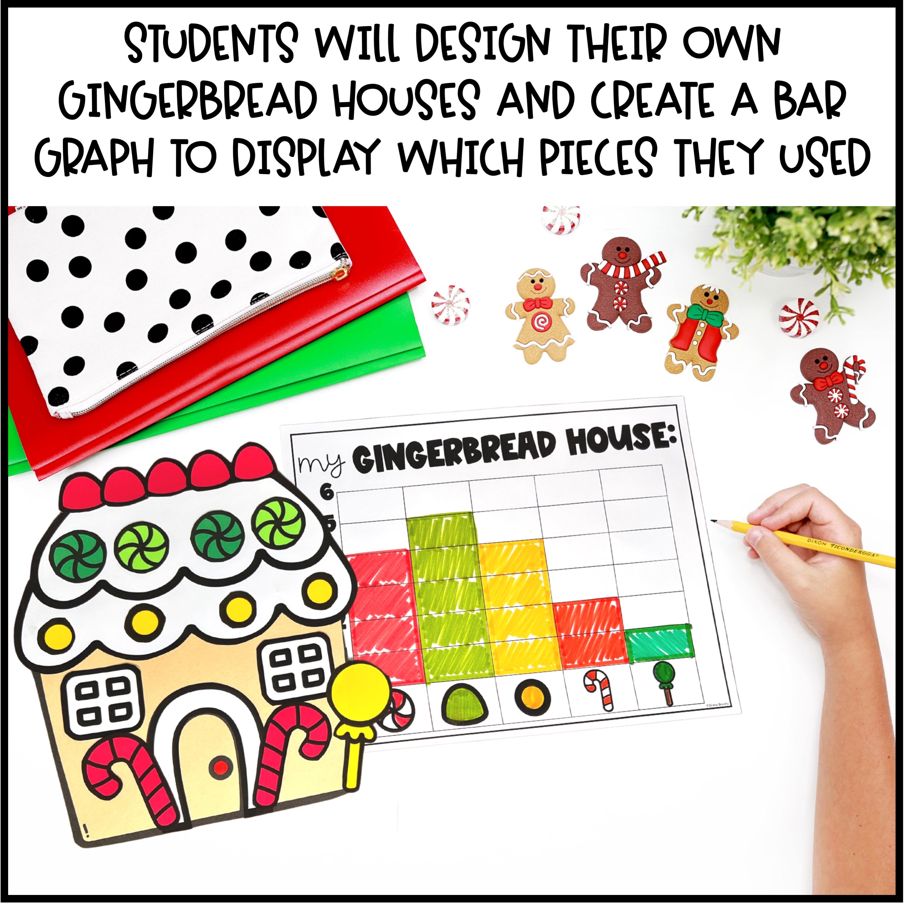 Gingerbread House Graphing Activity
