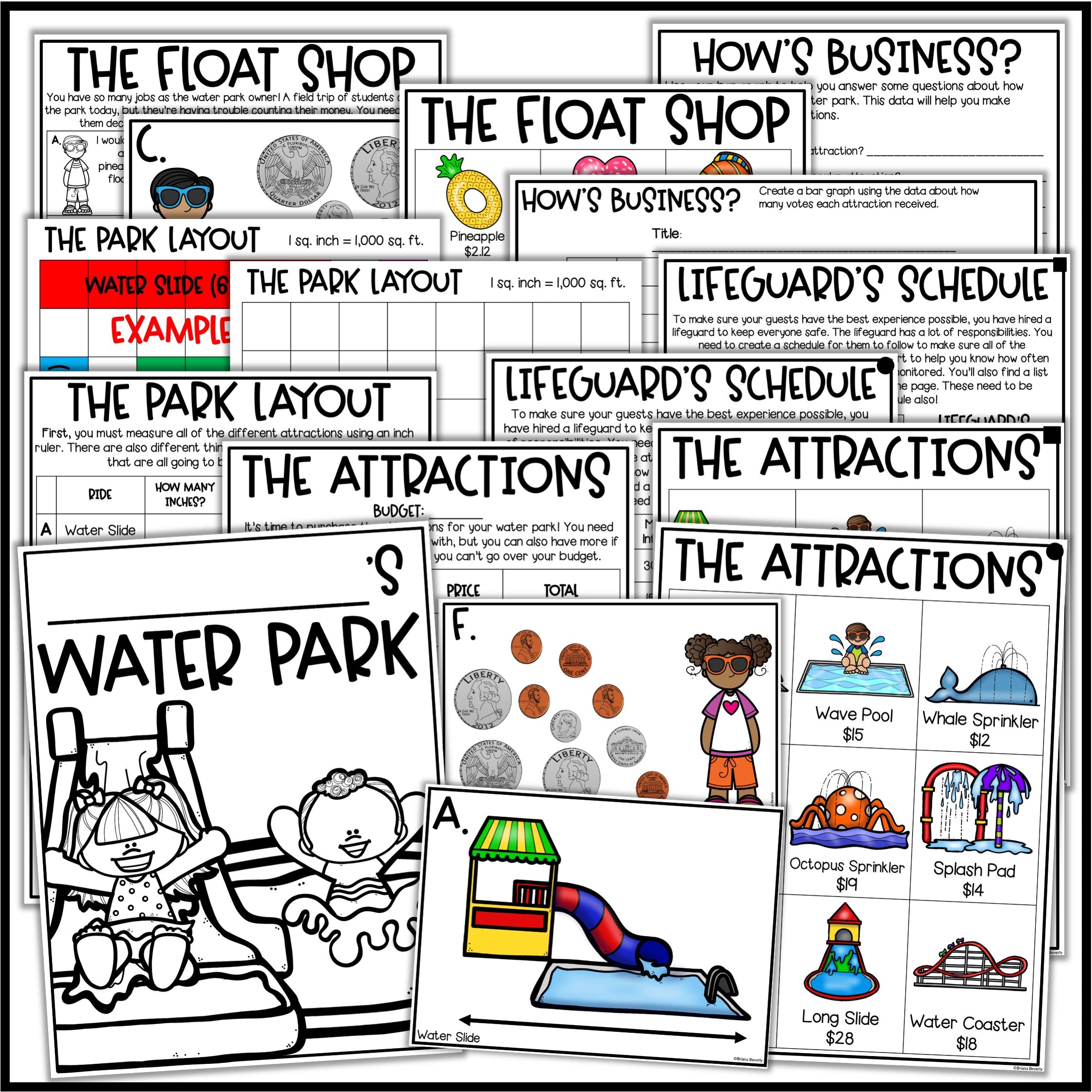 Build a Water Park PBL Math Project – Teaching with Briana Beverly