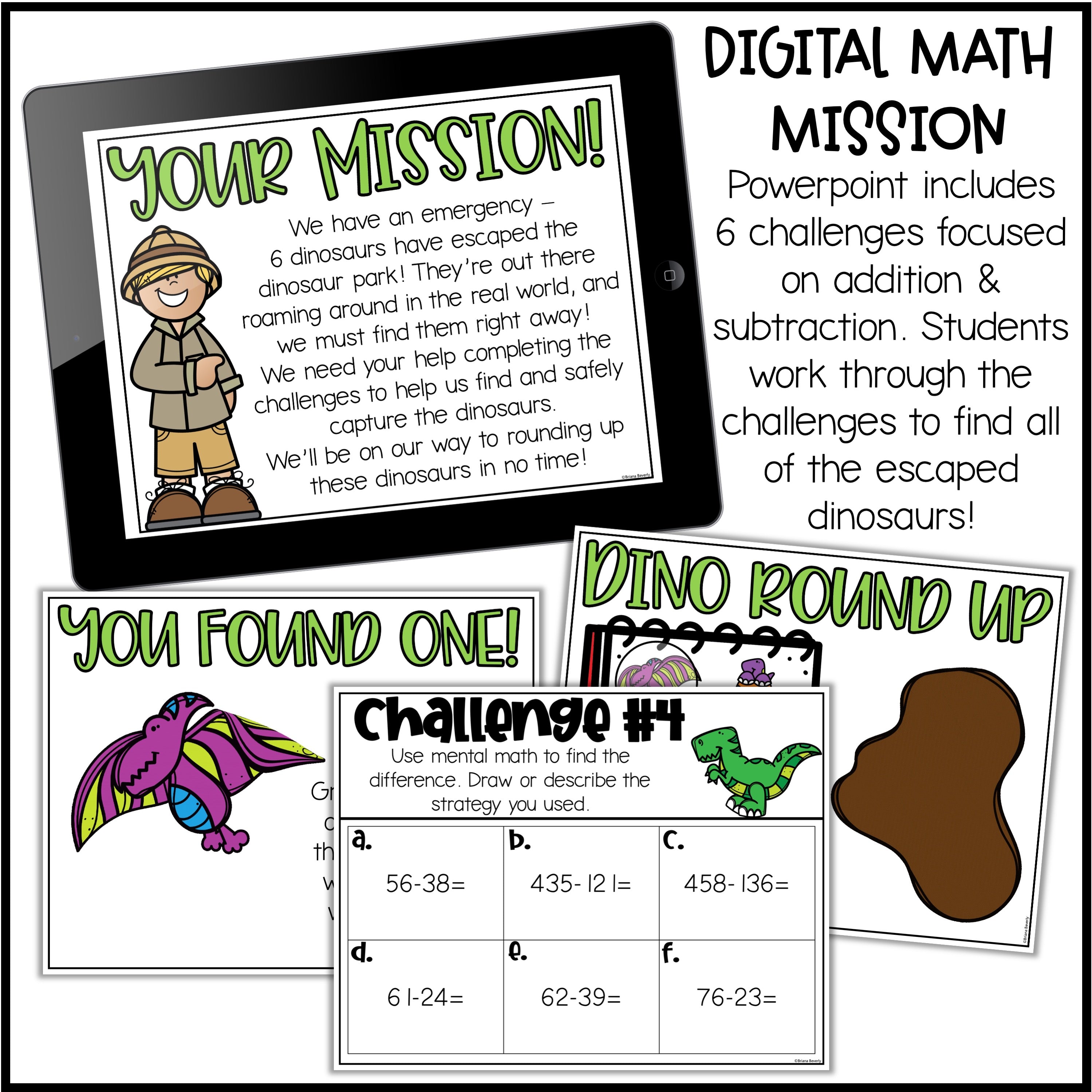 Your Mission Math Math Mission: Addition and Subtraction within 1,000 – Teaching with ...