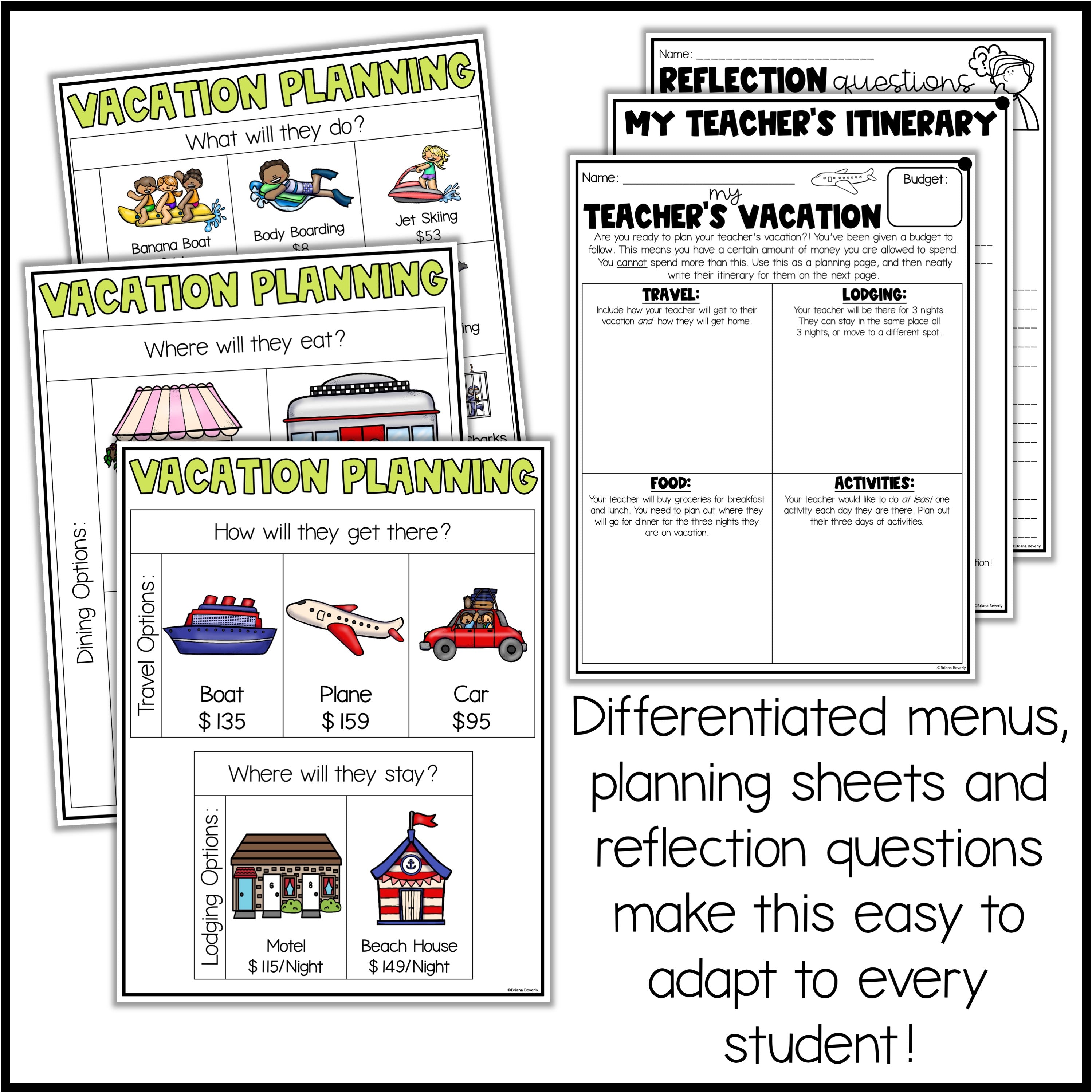 End of the Year PBL Activity  Plan a Tropical Vacation for your