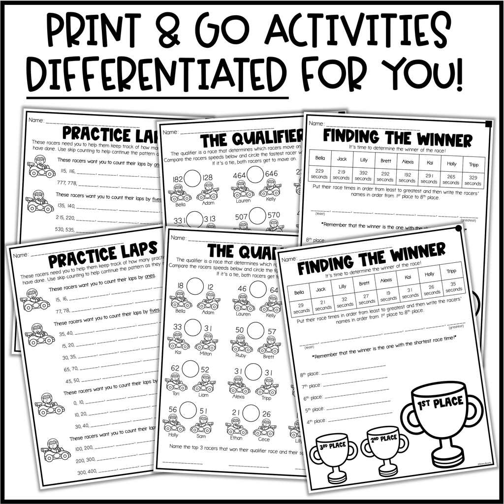 Place Value Printables Place Value Project Teaching with Briana Beverly