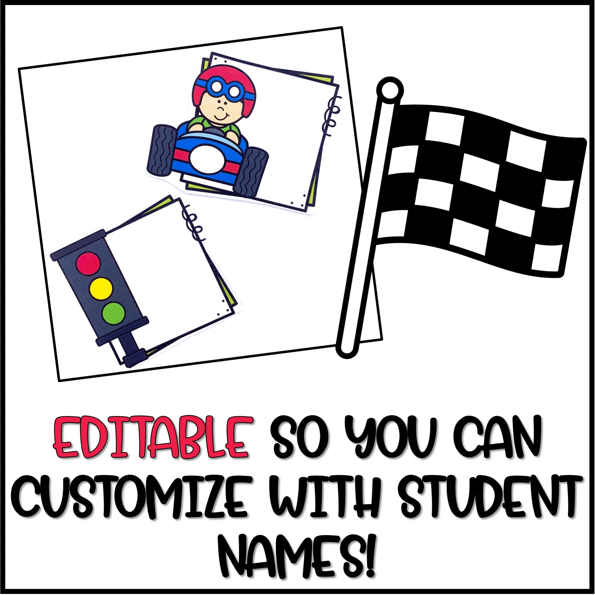 Race Track Bulletin Board