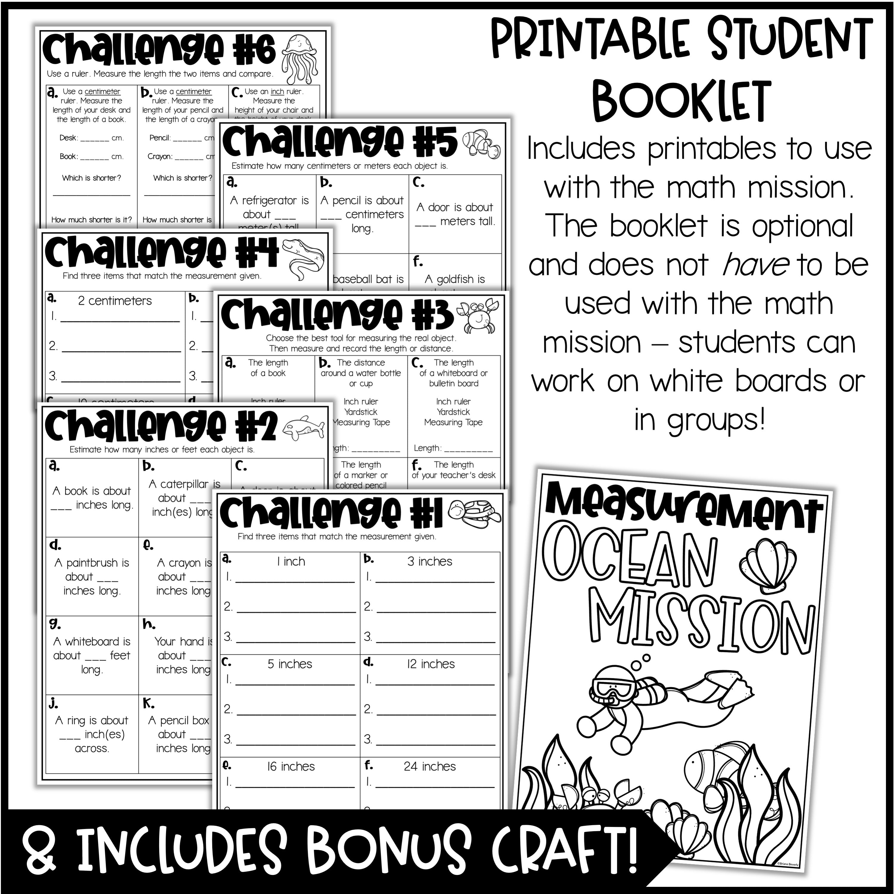 Your Mission Math Math Mission: Measurement Escape Room – Teaching with Briana Beverly